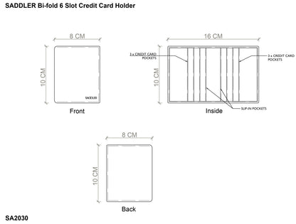 Lexi RFID Leather Card Wallet - Bascora