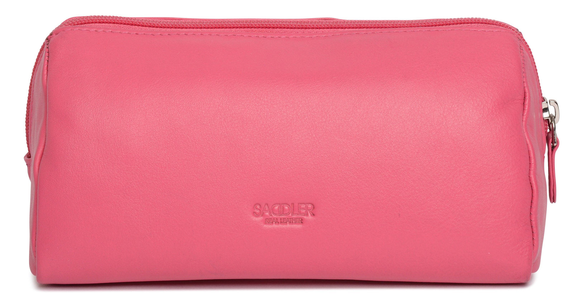 Megan RFID Leather Cosmetic Bag - Bascora