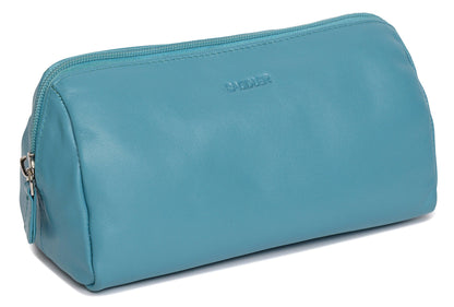 Megan RFID Leather Cosmetic Bag - Bascora