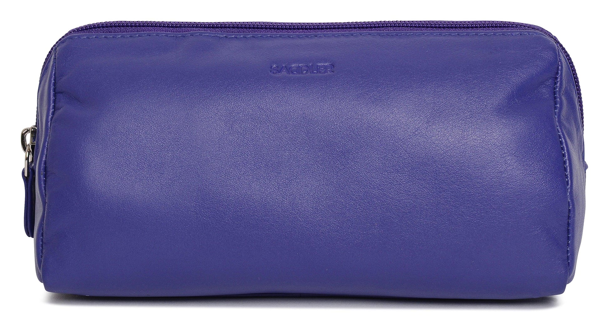 Megan RFID Leather Cosmetic Bag - Bascora