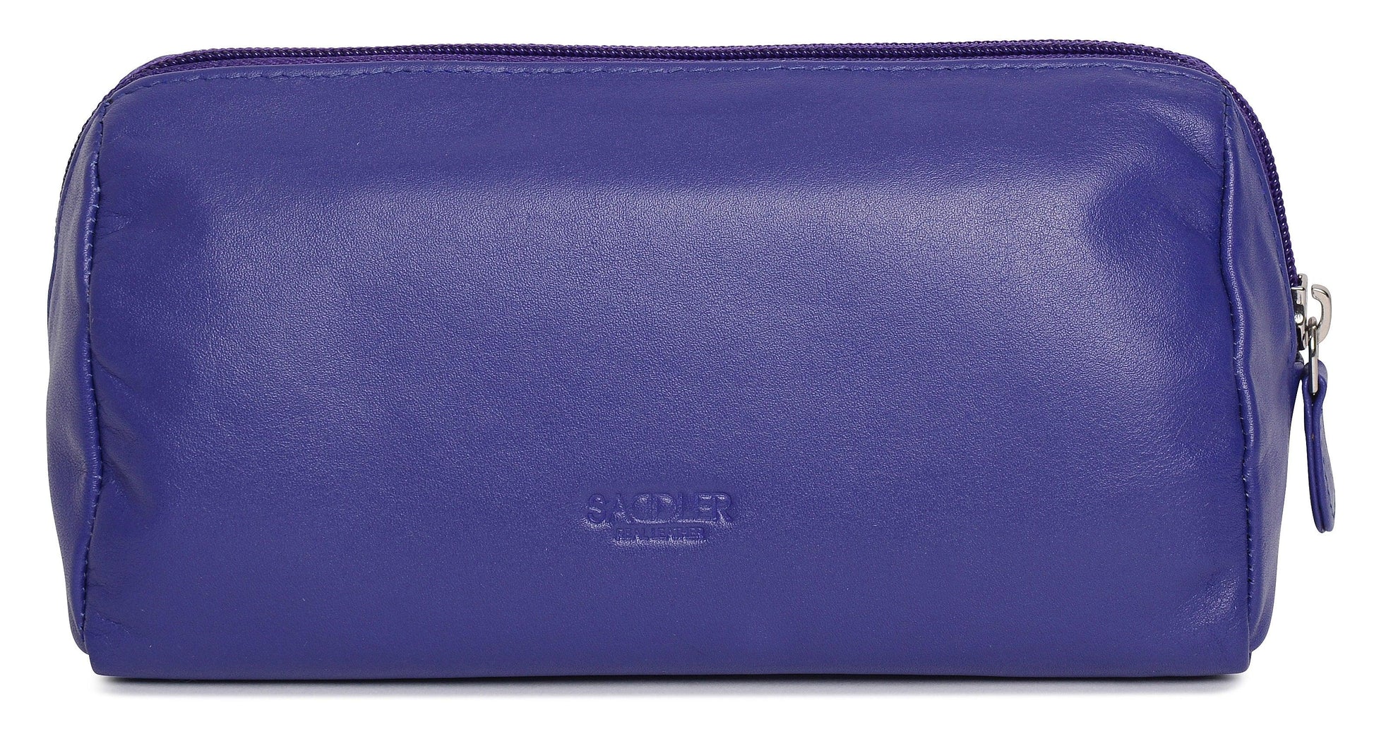 Megan RFID Leather Cosmetic Bag - Bascora