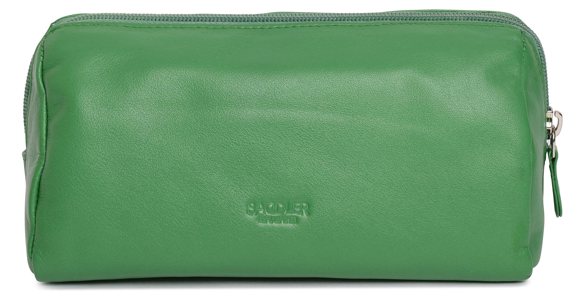 Megan RFID Leather Cosmetic Bag - Bascora