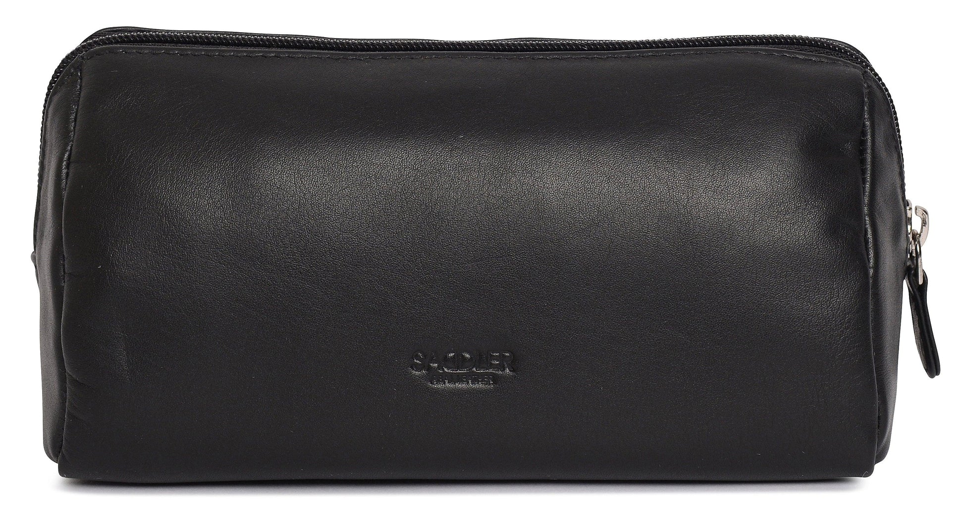 Megan RFID Leather Cosmetic Bag - Bascora