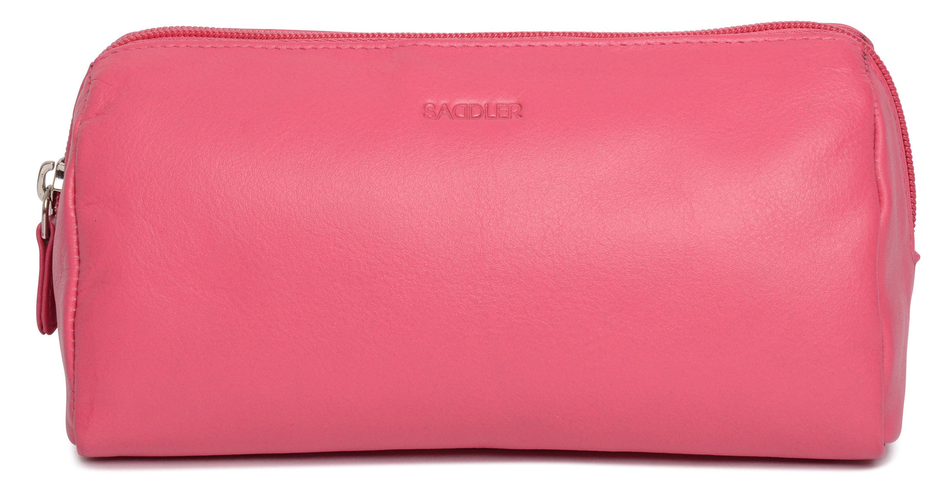 Megan RFID Leather Cosmetic Bag - Bascora