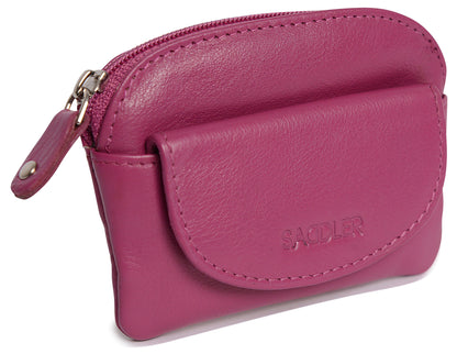 Molly RFID Leather Coin Purse - Bascora