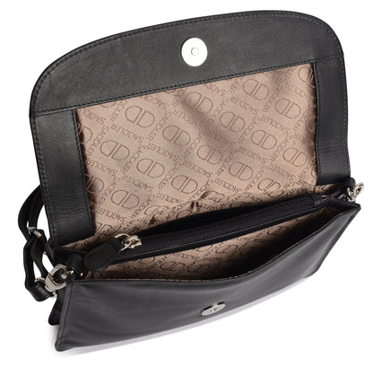 Olivia Leather Crossbody Bag - Bascora