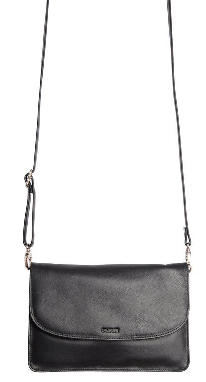 Olivia Leather Crossbody Bag - Bascora
