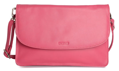 Olivia Leather Crossbody Bag - Bascora