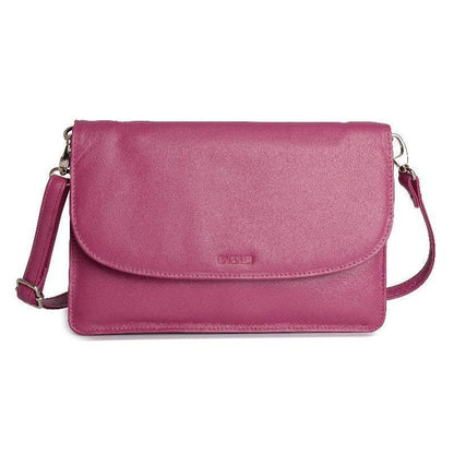 Olivia Leather Crossbody Bag - Bascora