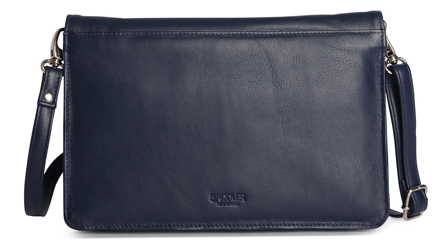 Olivia Leather Crossbody Bag - Bascora