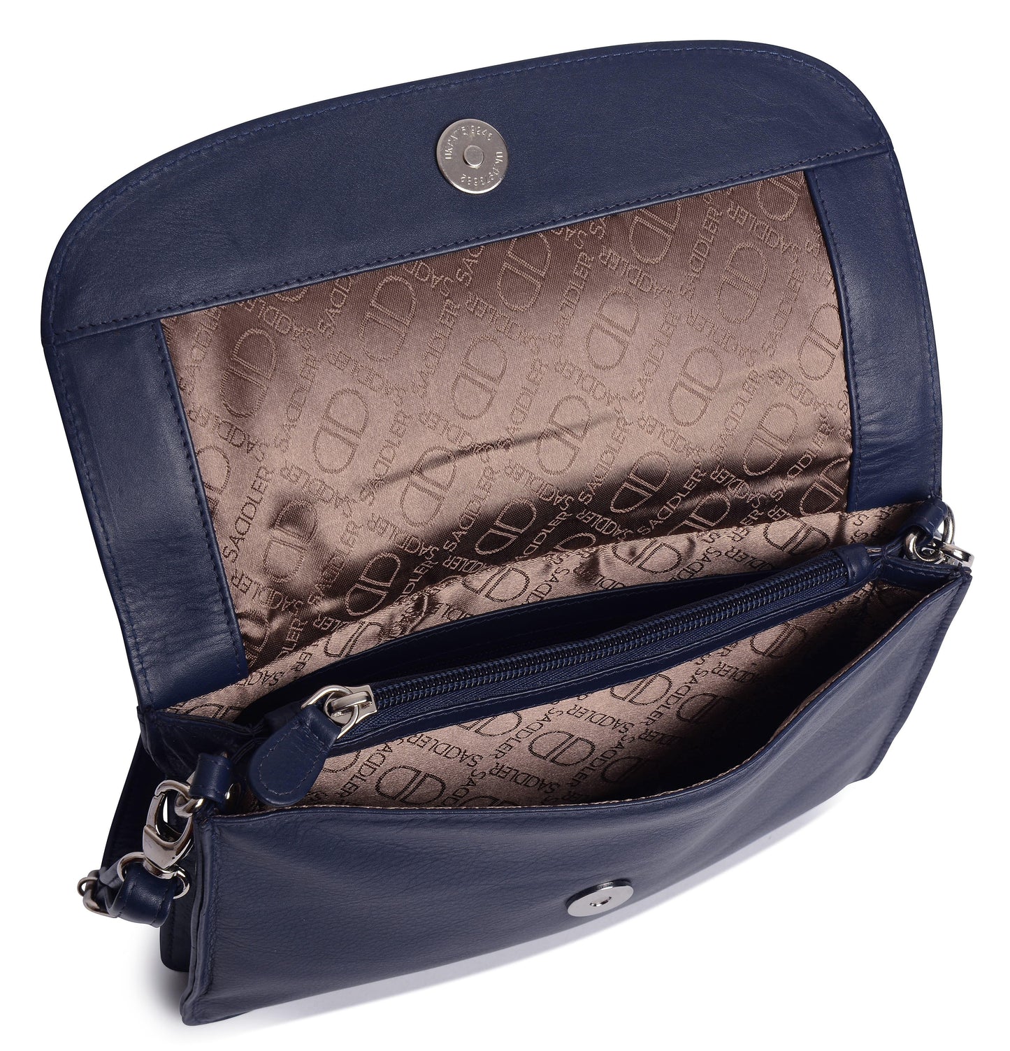 Olivia Leather Crossbody Bag - Bascora