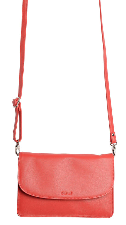 Olivia Leather Crossbody Bag - Bascora