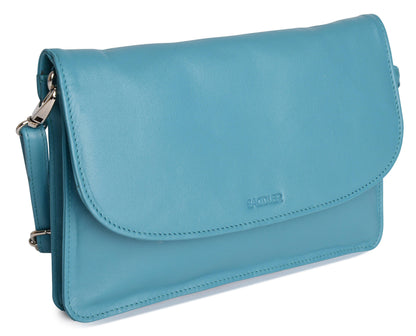 Olivia Leather Crossbody Bag - Bascora
