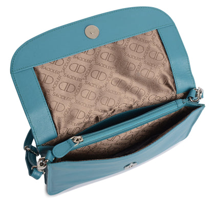 Olivia Leather Crossbody Bag - Bascora