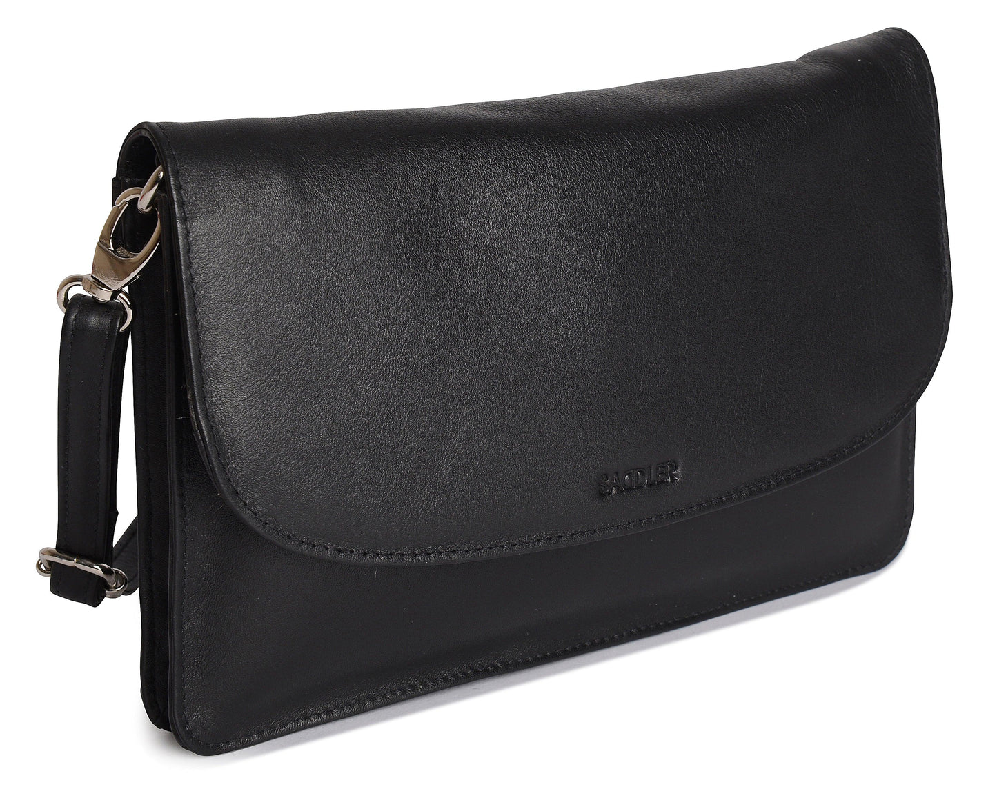 Olivia Leather Crossbody Bag - Bascora