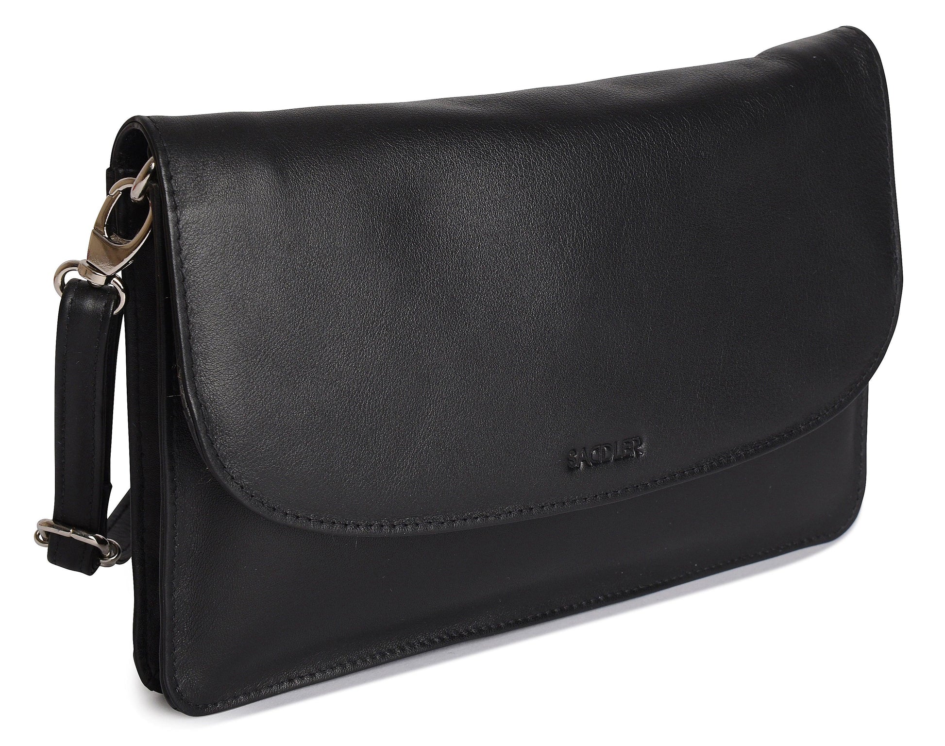 Olivia Leather Crossbody Bag - Bascora