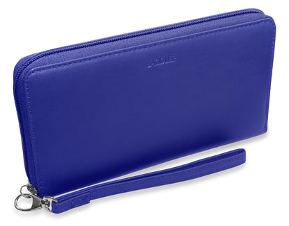 Sophia RFID Leather Zip Around Purse - Bascora