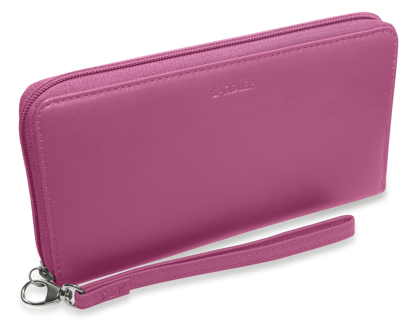 Sophia RFID Leather Zip Around Purse - Bascora