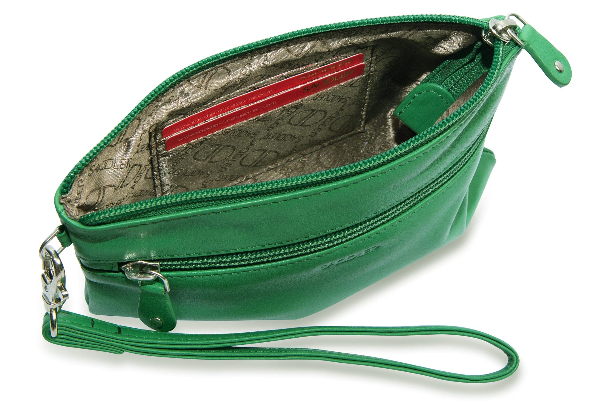 Scarlett RFID Leather Mini Clutch - Bascora
