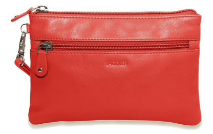 Scarlett RFID Leather Mini Clutch - Bascora