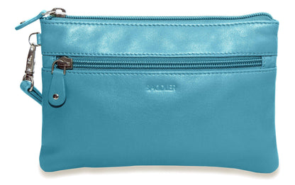 Scarlett RFID Leather Mini Clutch - Bascora