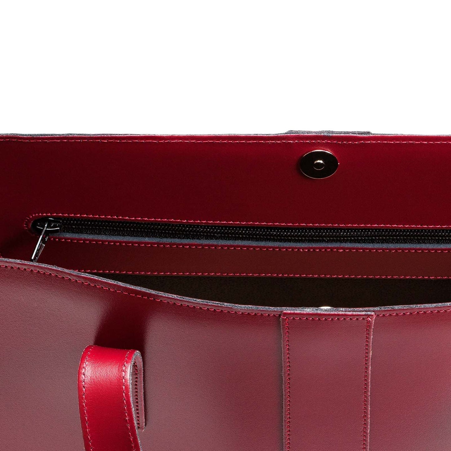 Handmade Leather Shopper – Oxblood